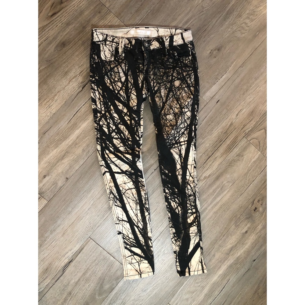 Tree Print Soft Skinny Jegging